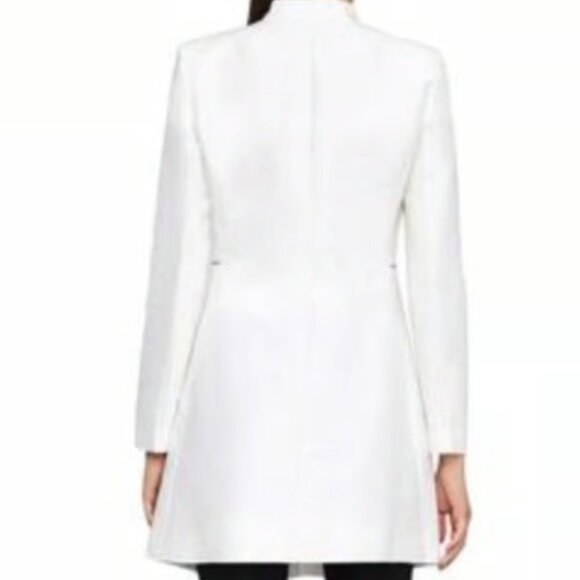 NWT! BCBG Maxazria Derek White Blazer XXS - Picture 6 of 9
